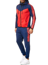 Laden Sie das Bild in den Galerie-Viewer, Sweat Suits Clothing Casual Summer Tracksuits Stand Collars Streetwar Tops Mens Button Sport suit 2 piece Men&#39;s suit