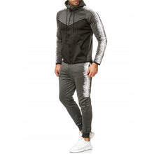 Laden Sie das Bild in den Galerie-Viewer, Sweat Suits Clothing Casual Summer Tracksuits Stand Collars Streetwar Tops Mens Button Sport suit 2 piece Men&#39;s suit