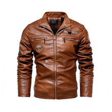 Laden Sie das Bild in den Galerie-Viewer, 2019 Men&#39;s Natural Real Leather Jacket Men Motorcycle Hip Hop Biker Winter Coat Men Warm Genuine Leather Jackets plus size 3XL